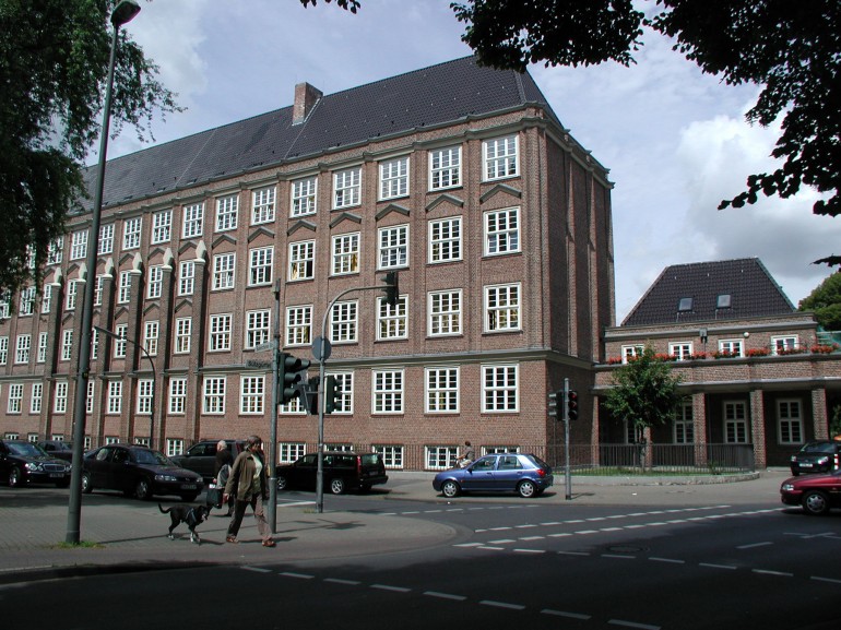 Köln, Sülzgürtel. Theodor-Heuss-Realschule (Köln), Euskirchener Straße Schulgebäude aus den 1920er Jahren